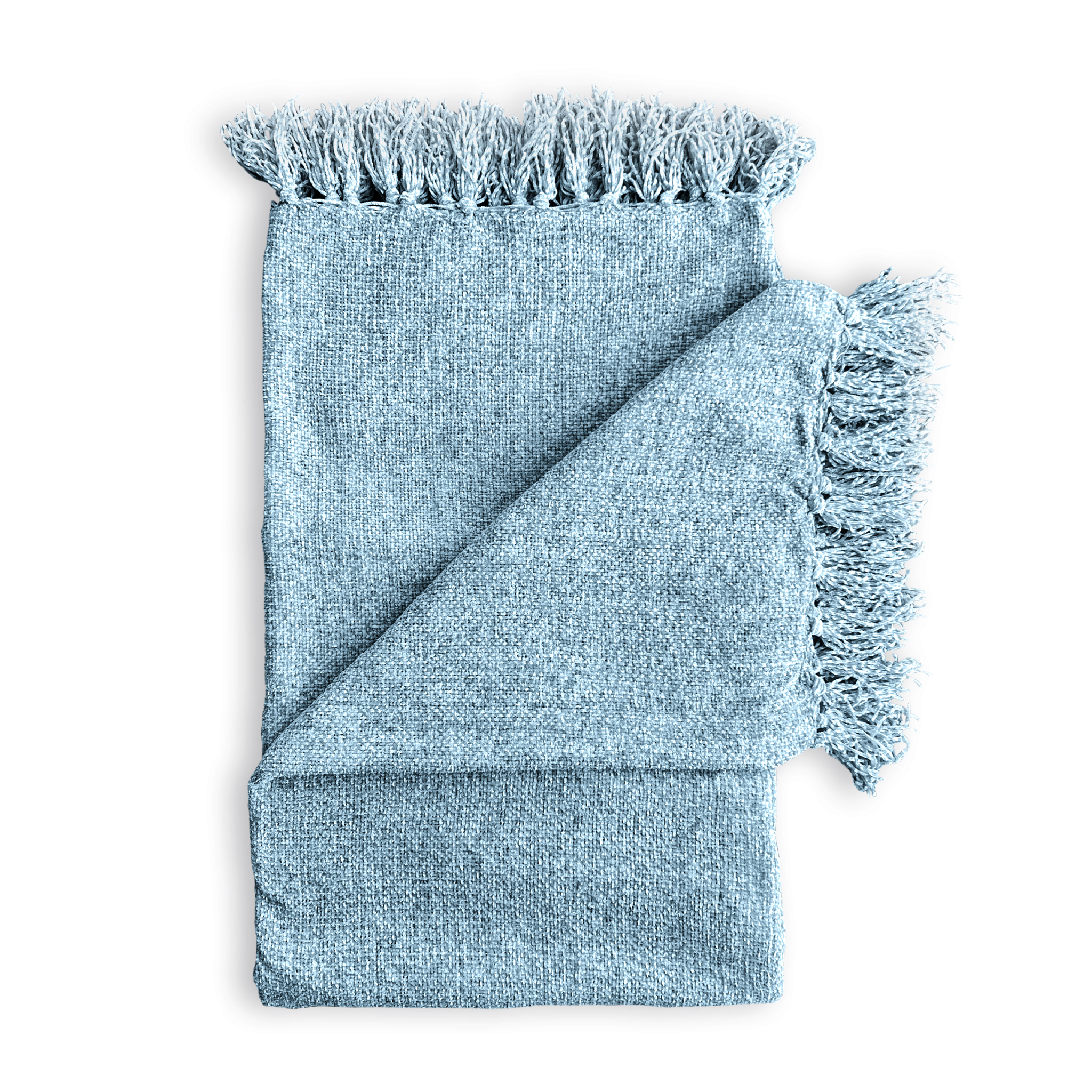 Heckettlane Plaid ca. 140x200cm in Farbe Denim