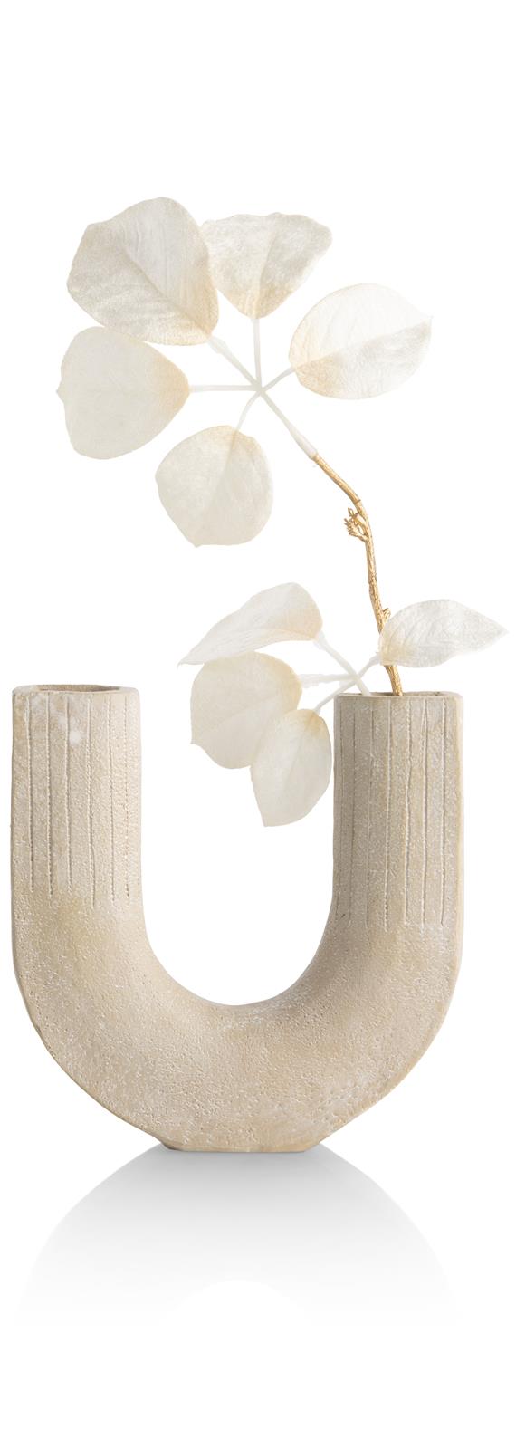 Coco Maison Vase Suze 50137-BEI H16cm 