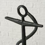 Boltze Dekoausteller BETAMO 35cm BETAMO in Mango/Aluminium vern. schwarz