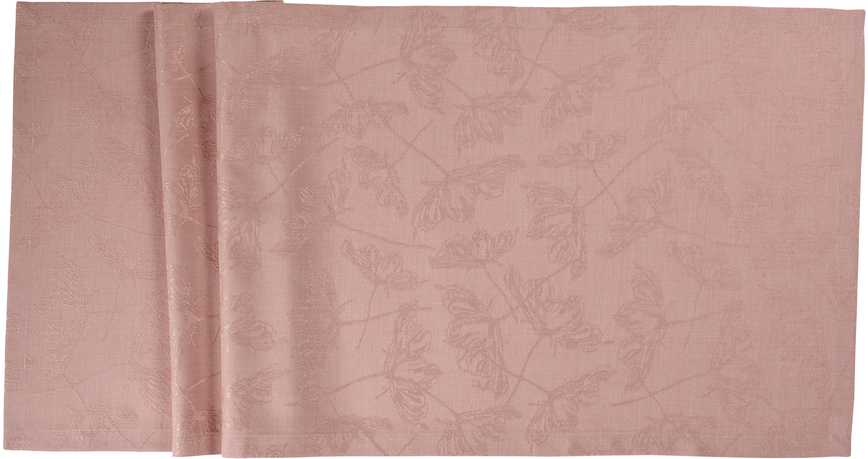 Sander Tischdecke LARA ca. 90 x 90cm in Farbe pink lemonade, Dekoration für Zuhause, Leinen