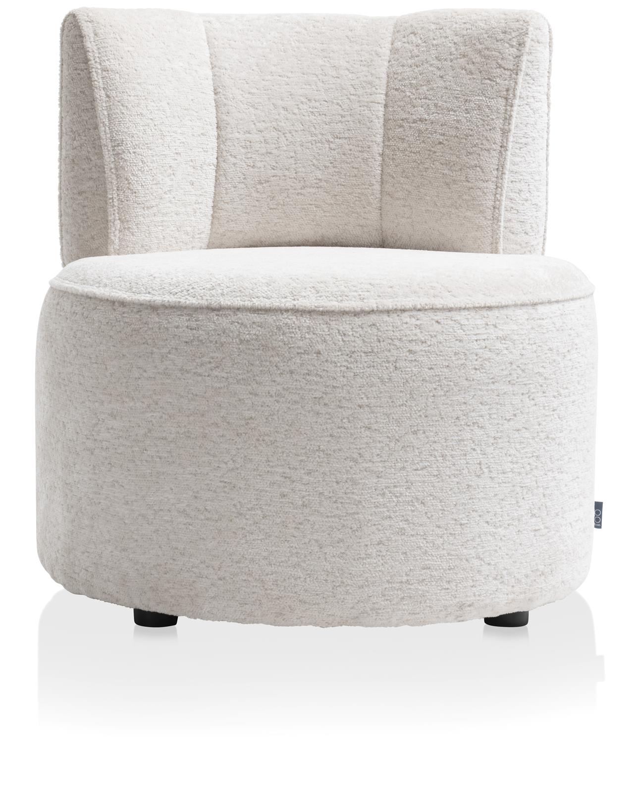 Coco Maison Sessel COCO MAISON ca. B71 H74 T71 cm in Stoff Lecce creme