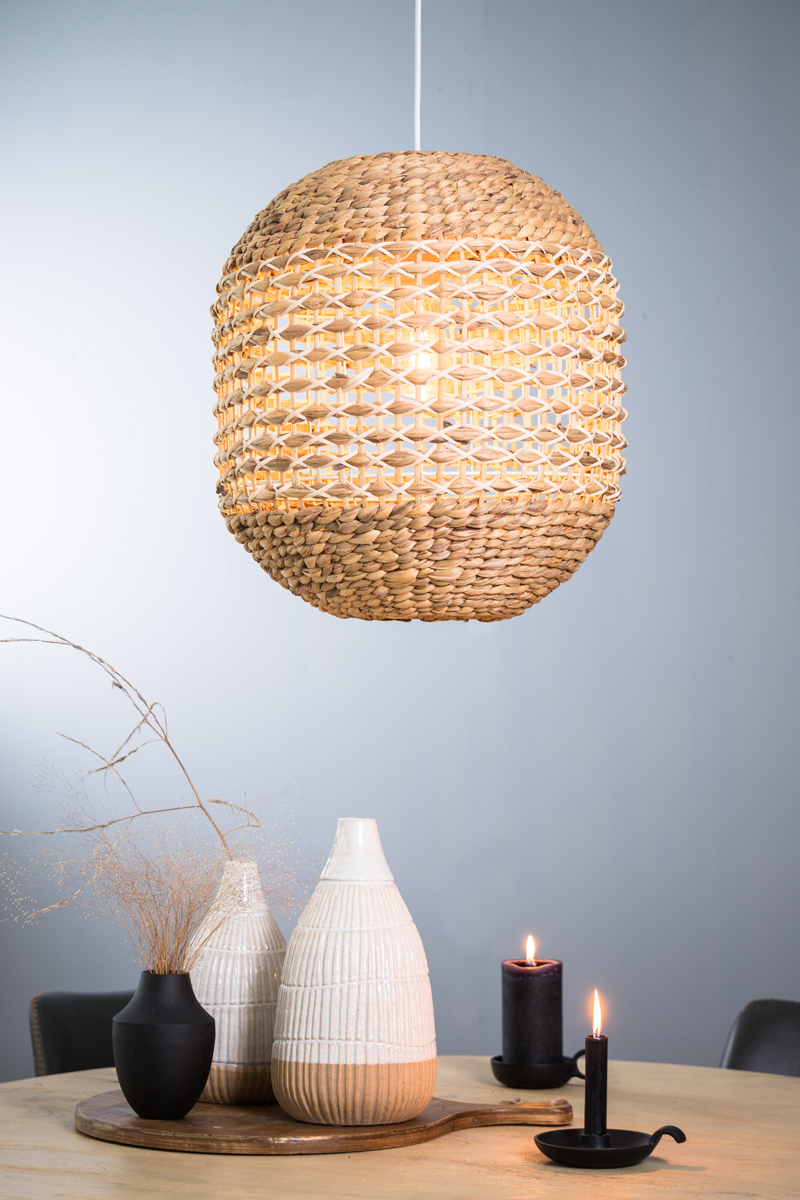 Hängeleuchte TRIPOLI  in Rattan naturell