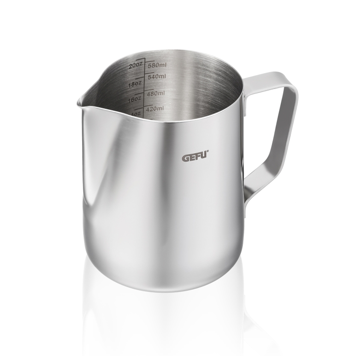 GEFU Milchkännchen BARISTA in Farbe silber