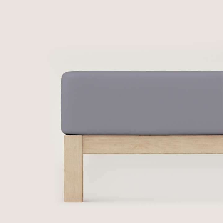 Schlafgut Casual Spannbettlaken ca. 140x200-160x200cm in Farbe Grey Mid