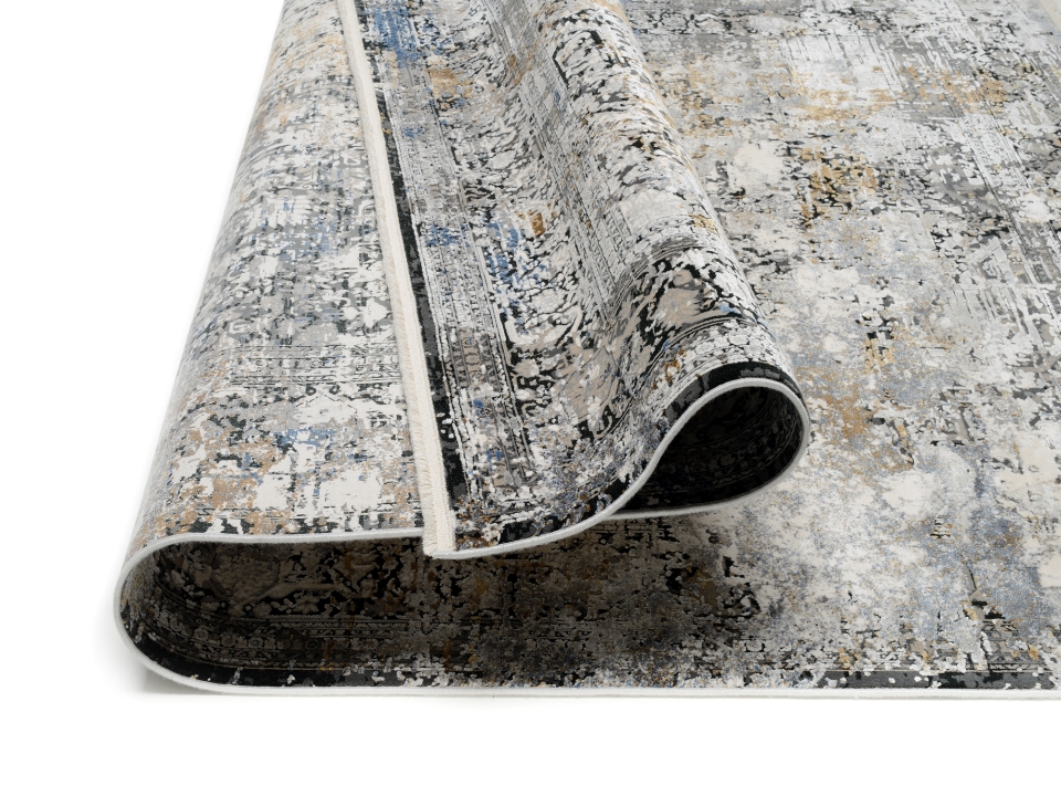 OCI Webteppich ca. 140x200cm in Farbe grau-multicolor