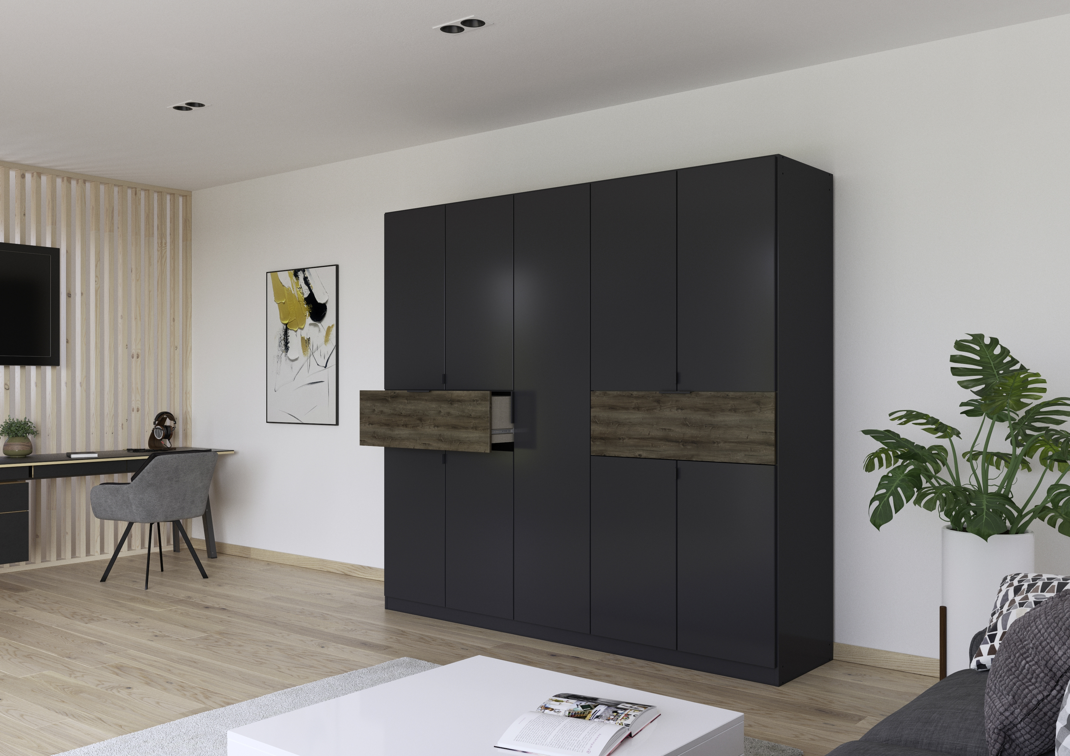 Drehtürenschrank