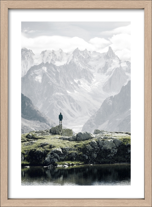 ProArt PRO ART Framed-Art 55x75cm Aussicht Vom Bergsee