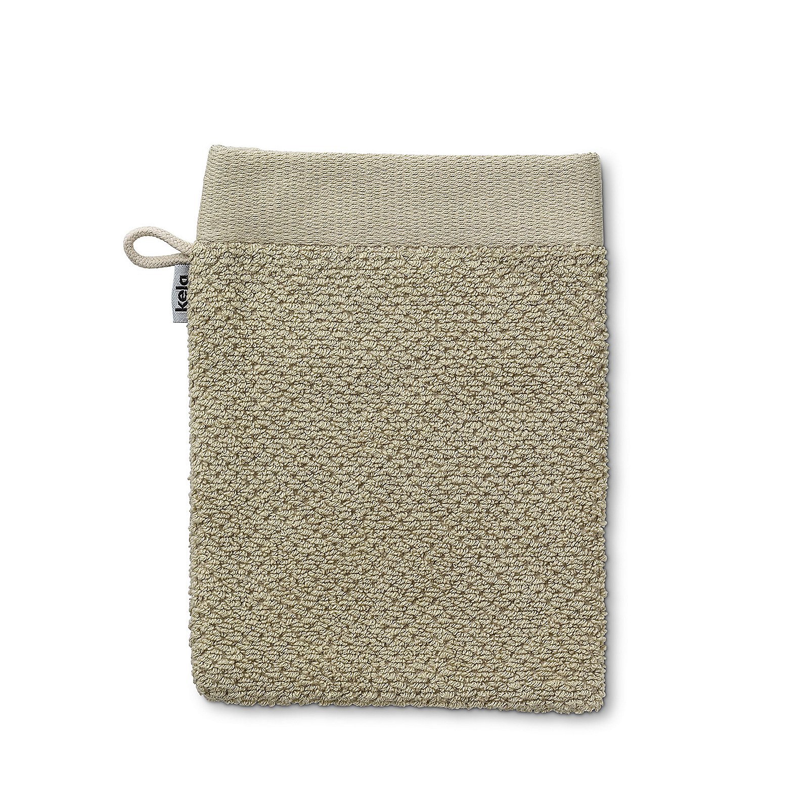 Kela Waschhandschuh Lavinia LAVINIA in beige, Gewebt, Handtasche, Dekoration für Zuhause, Leinen, Leinwand