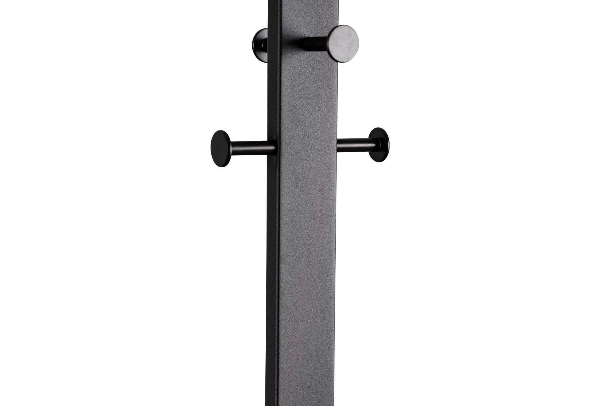 M2 Kollektion Kleiderständer LENI ca. B45 H175 T29 cm in Metall schwarz