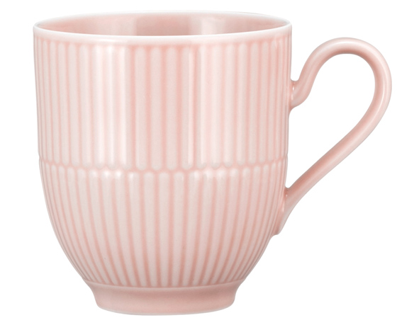 Seltmann Weiden Becher mit Henkel 0,35 l Amina 3 Rosé , Pokal, Kunst, Porzellan, Töpferei