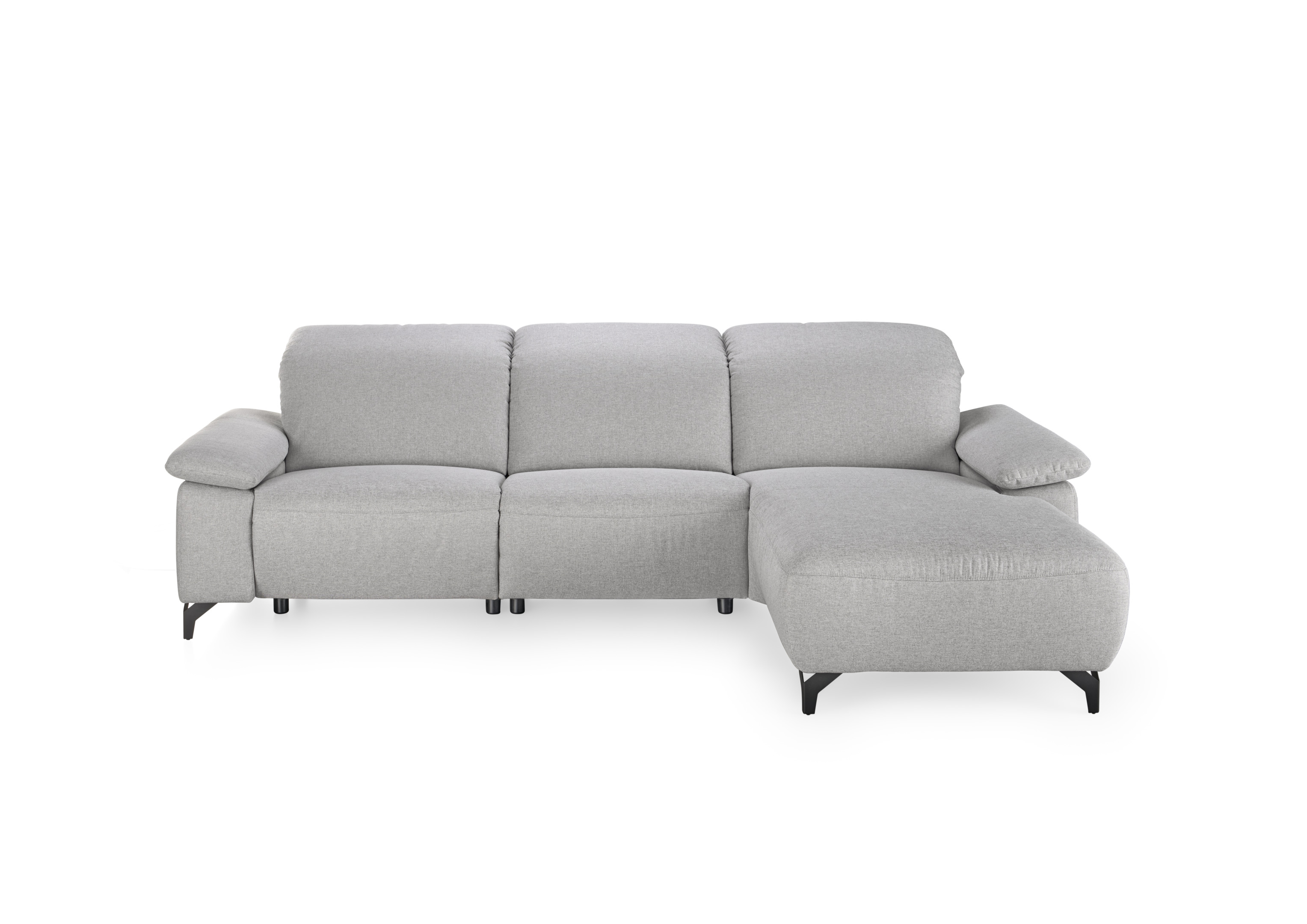 Musterring Polsterecke MR 370 ca. 280x180cm in Stoff Melrose platin