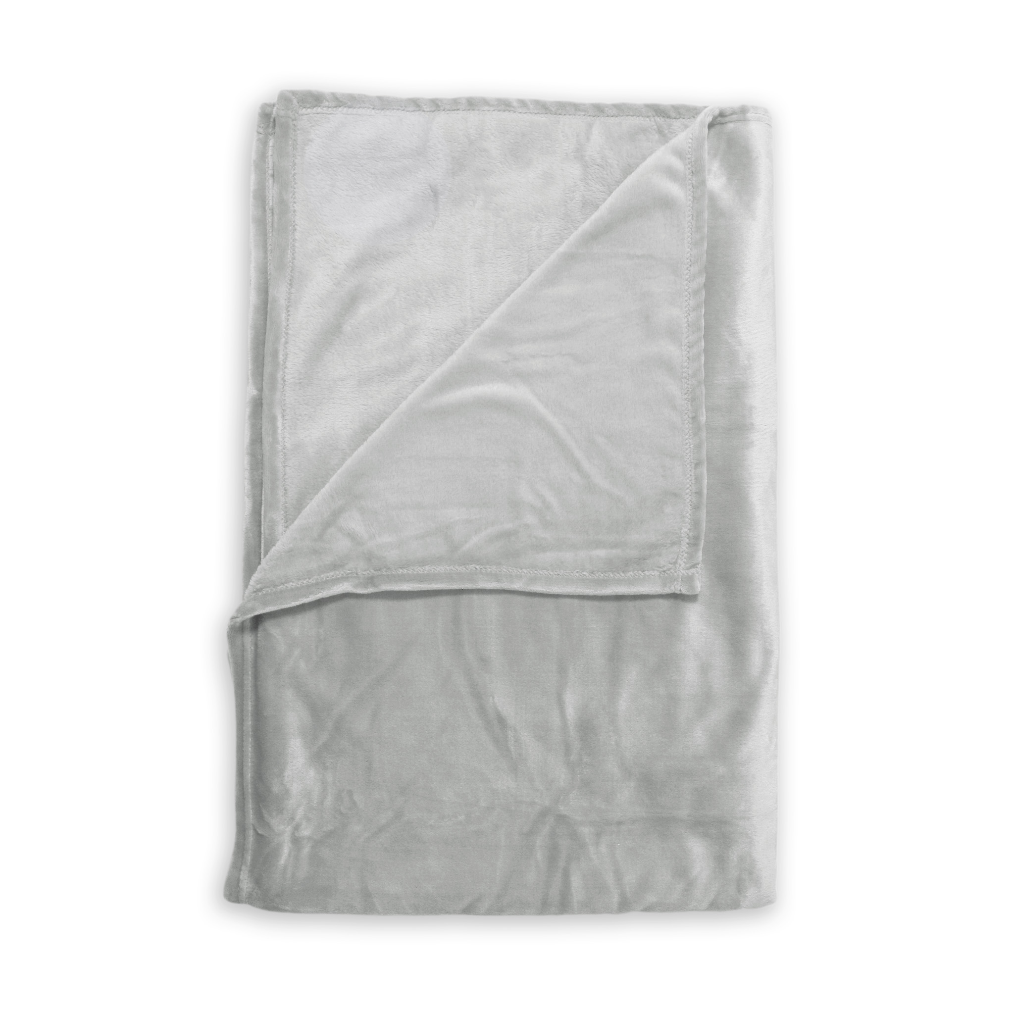 Heckettlane Plaid ca. 140x200cm in Farbe Pearl-Grey