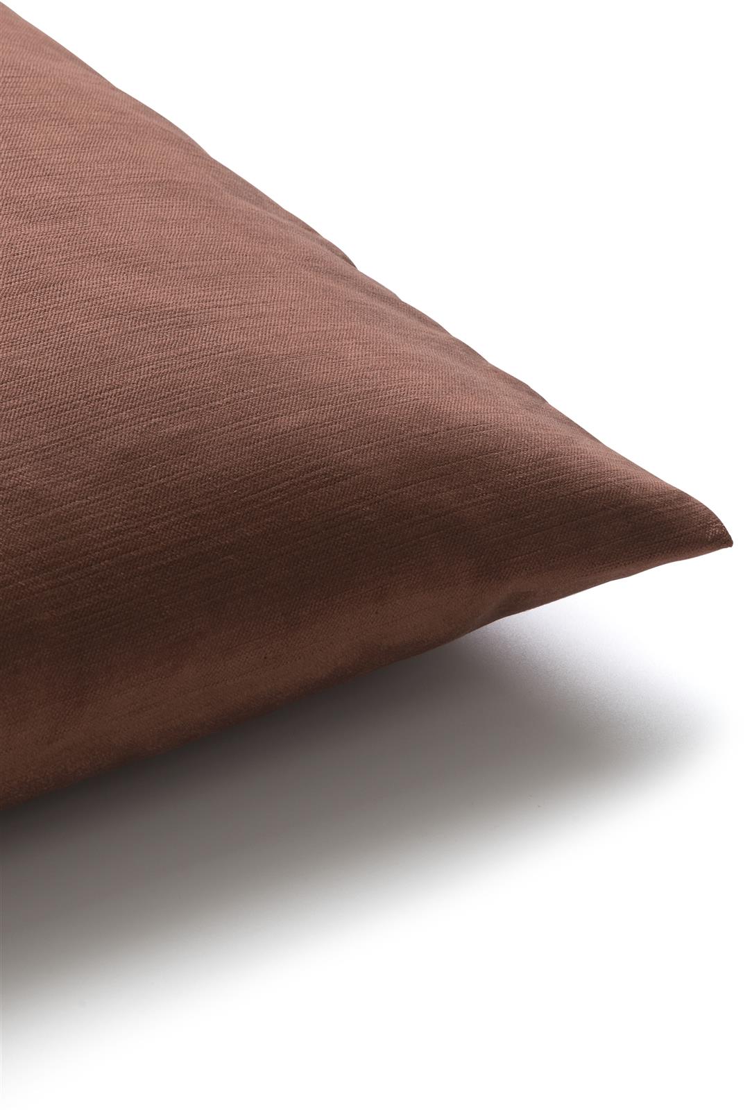 Coco Maison Kissen BEAUTIQ-CLASS ca. B45 T45 cm in Stoff kupfer