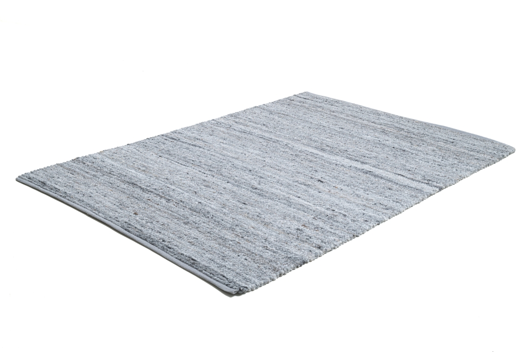 Theo Keller Handwebteppich Paula ca. 70x140cm in Farbe Grey
