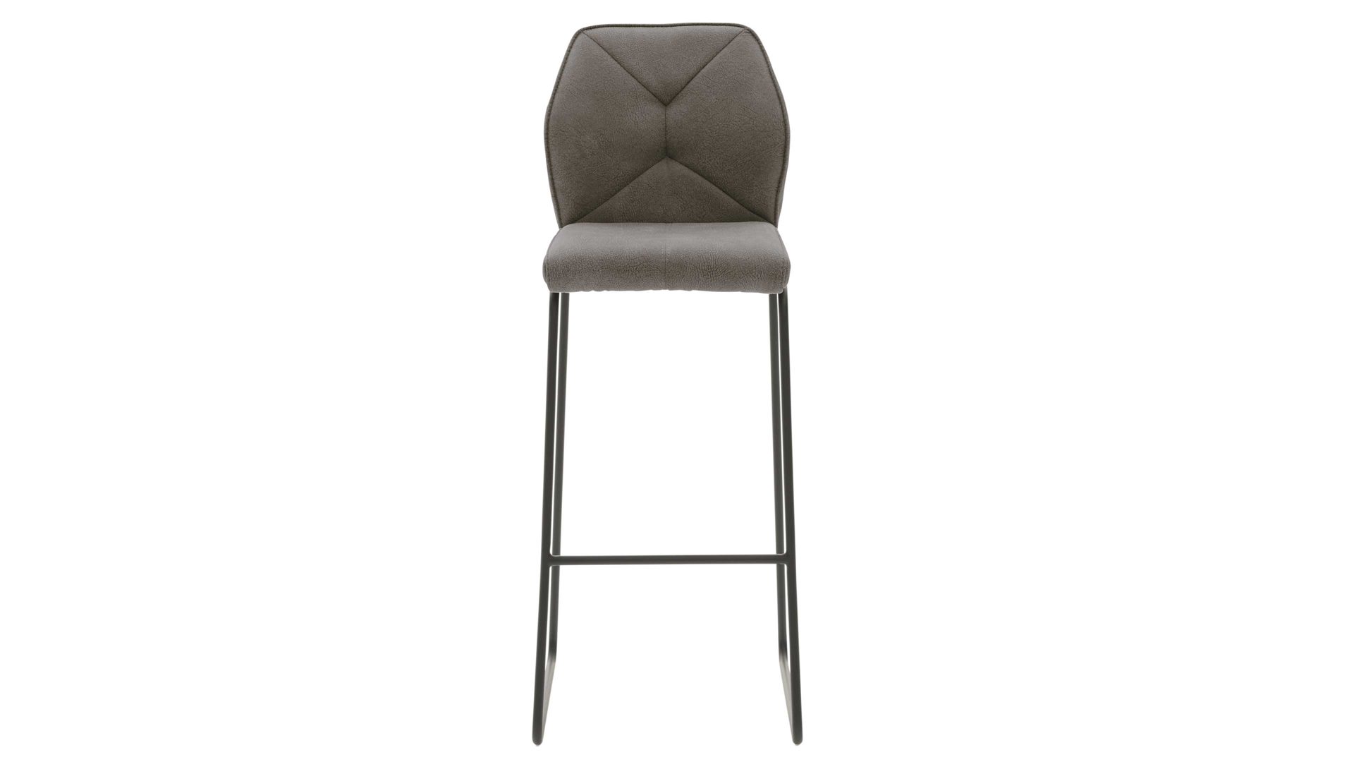 Interliving Barstuhl-2er-Set 5104 ca. 42x110x53cm in dunkelgrau Onyx, Moebel, Stuhl