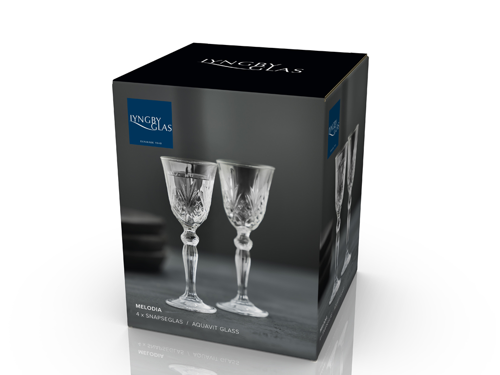 F&H Schnappsglas  MELODIA 0,005 Liter in Farbe Transparent