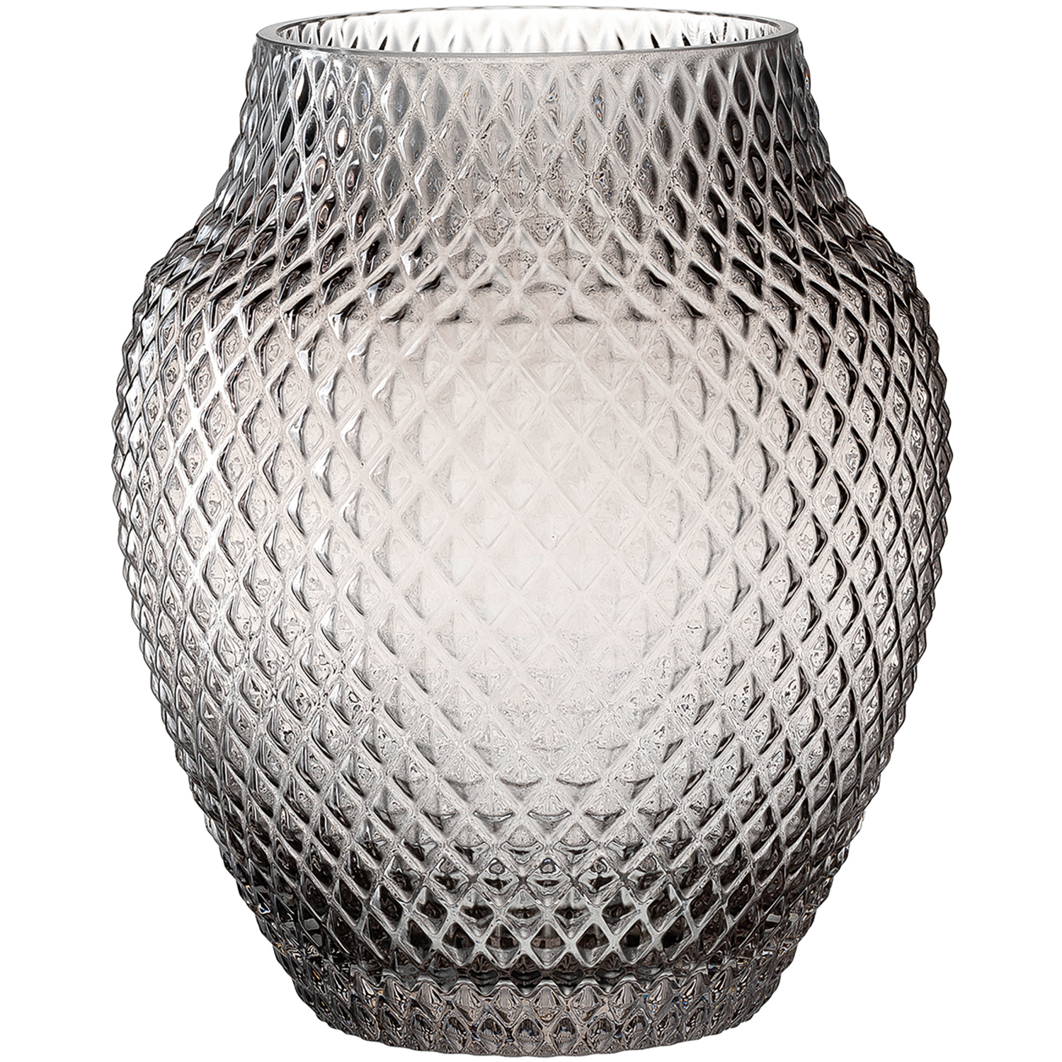 Leonardo Vase Poesia 22,5cm in Farbe grau