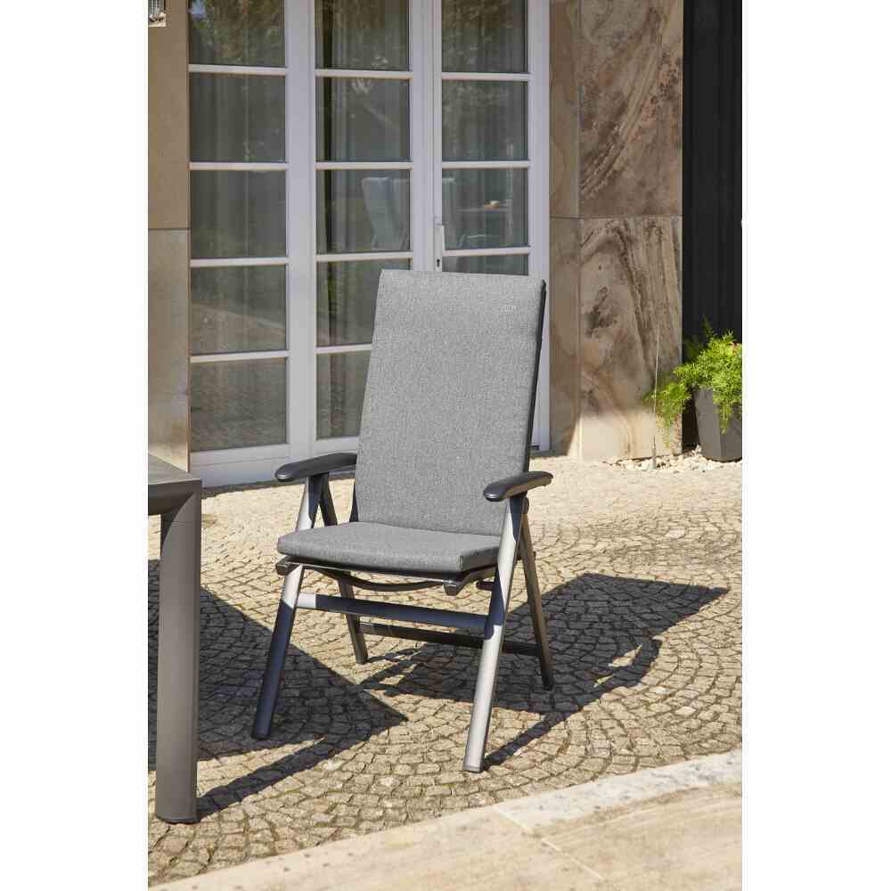 Sesselauflage ASTER in Farbe anthrazit, Stuhl, Mobiliar