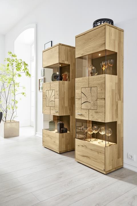 Musterring Schrank Portland, ca. 62,4 x 200,2 x 39,7 cm in Wildeiche bianco