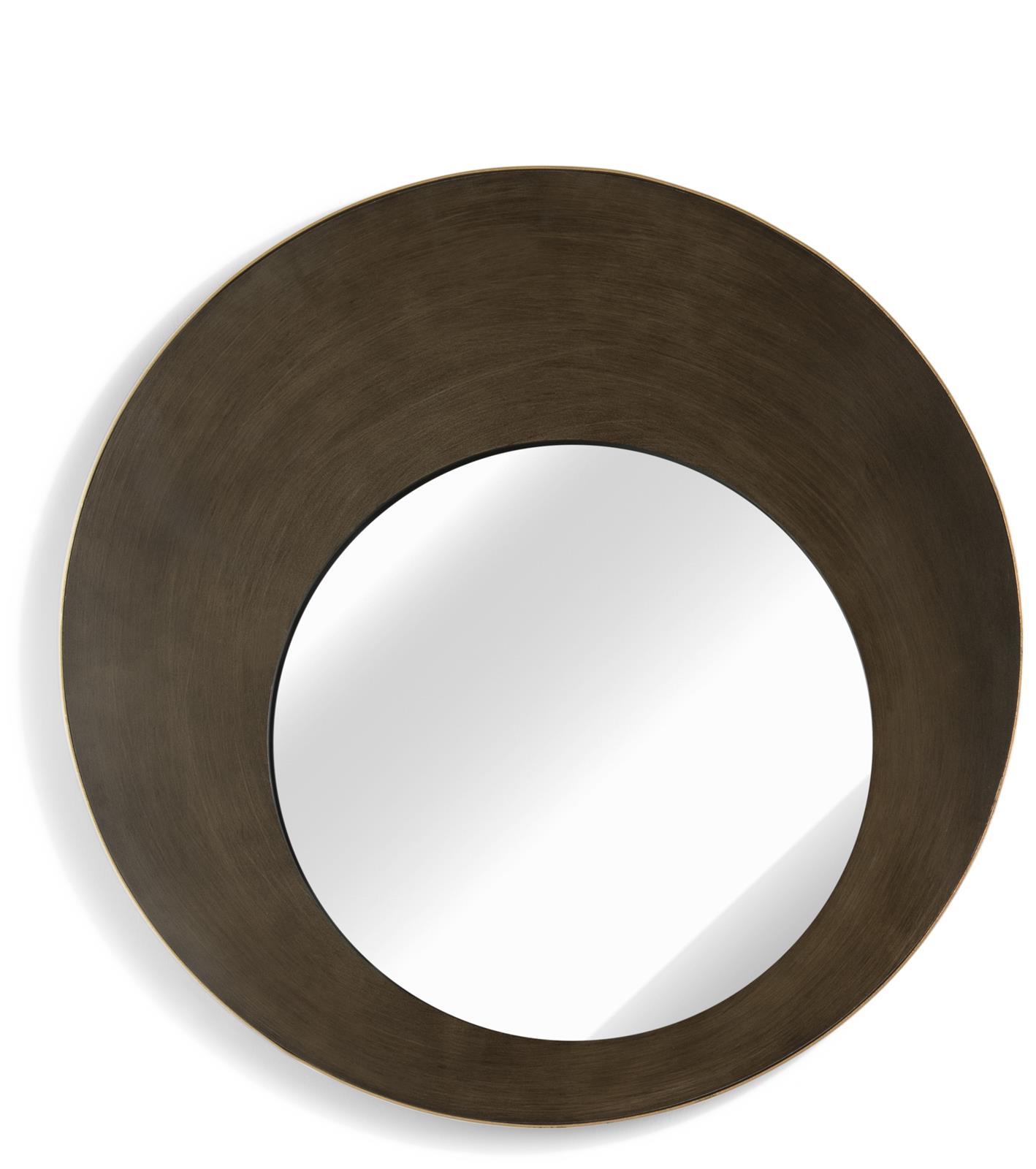 Coco Maison Spiegel Pelle D65cm 50225BRU