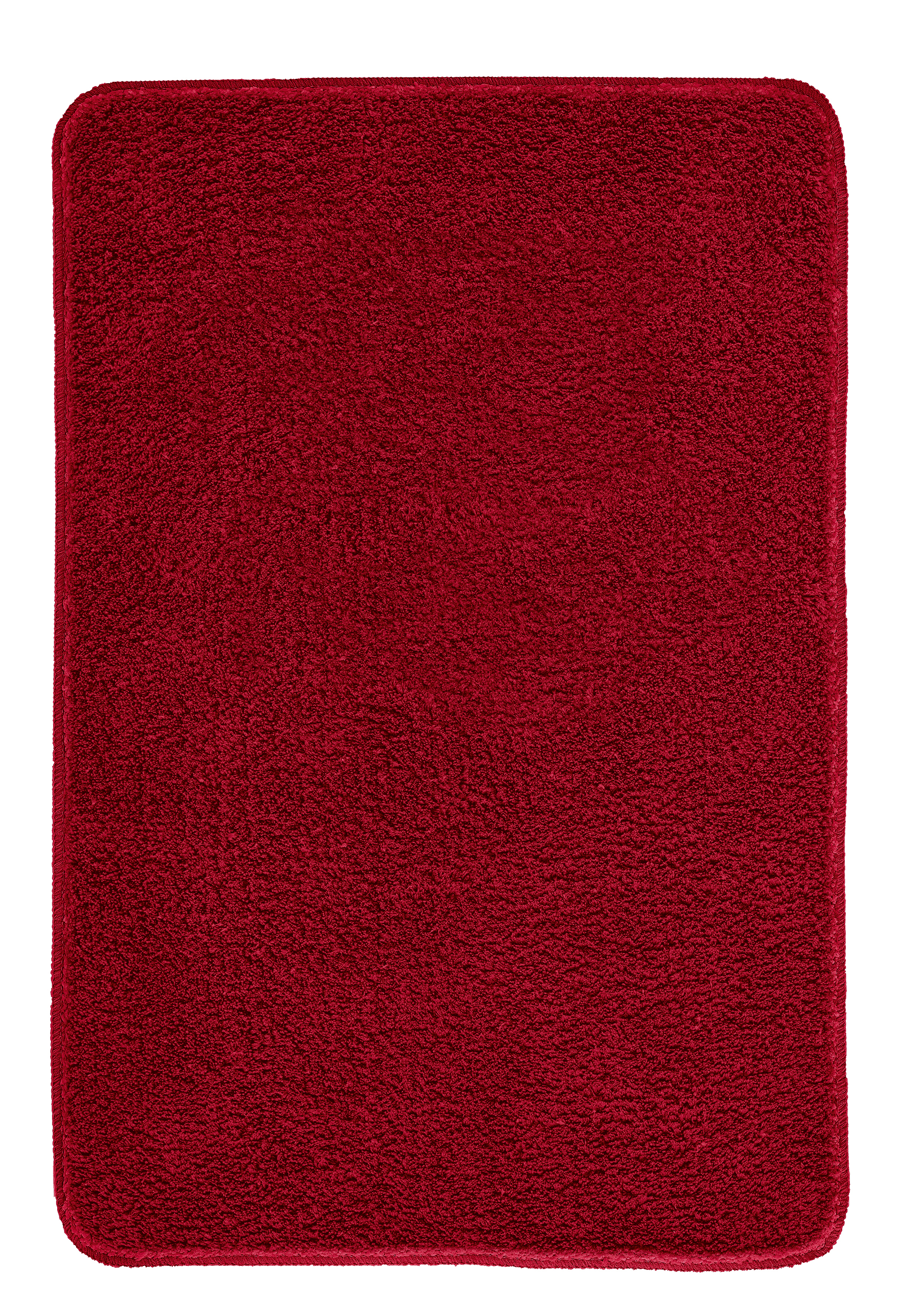 Kleine Wolke Badteppich MARCO ca. 50x60cm in Farbe Granat
