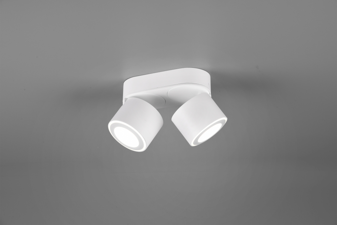 Trio LED-Deckenleuchte TAURUS in weiß matt