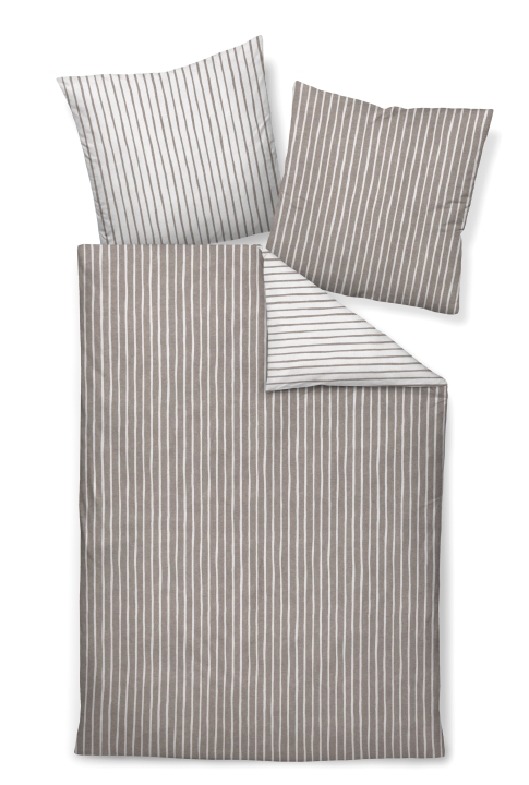 Janine Design Bettwäsche DAVOS ca. 135x200cm in Farbe vulkan