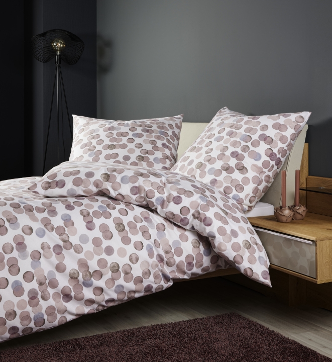 Janine Design Bettwäsche DAVOS ca. 135x200cm in Farbe altrosa beere