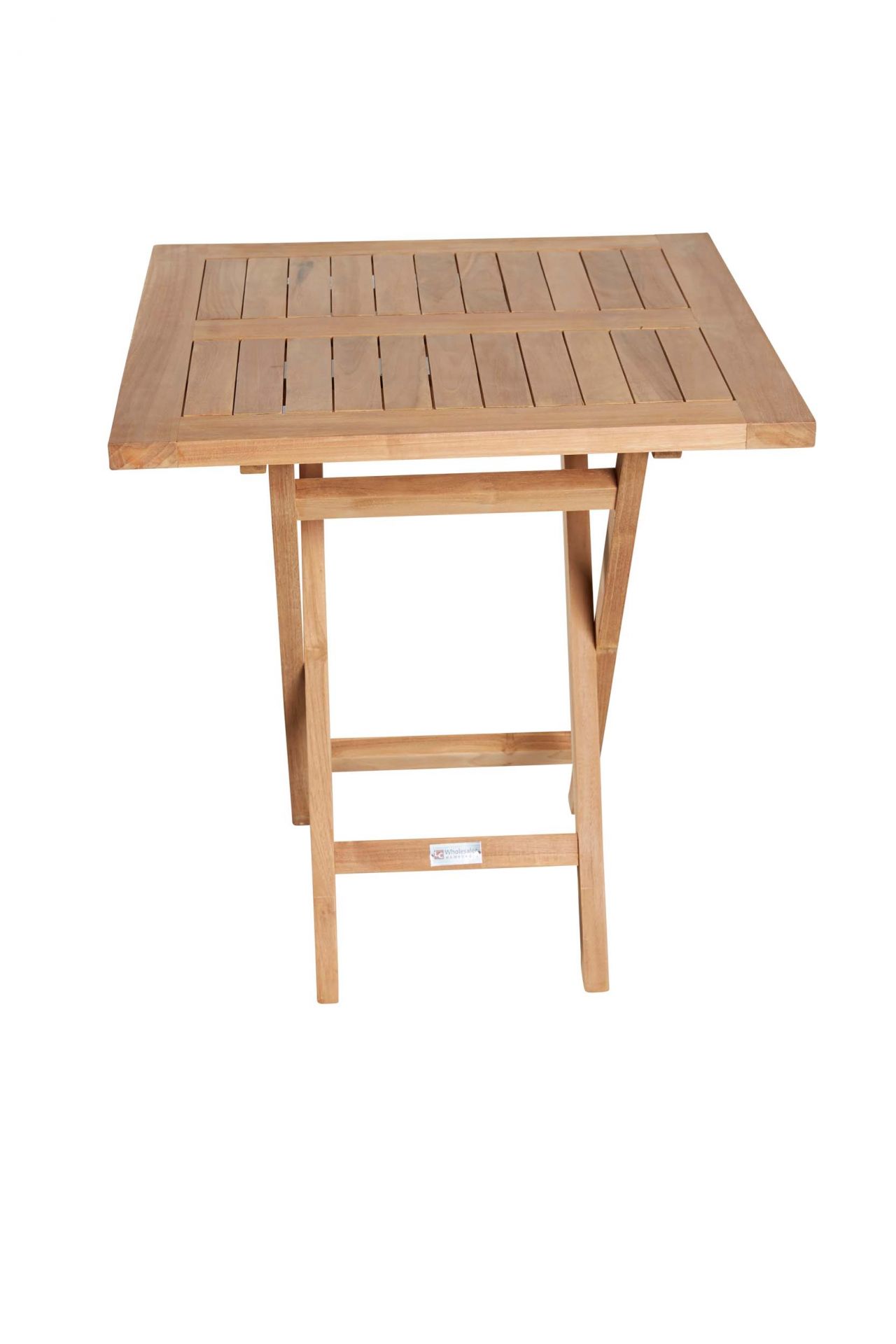 L.C. Wholesaler Bistrotisch RIVA ca. B70 H75 T70 cm in Teak 4-eckig geschraubt, Kaffeetisch, Mobiliar, Tabelle, Esstisch, Schreibtisch