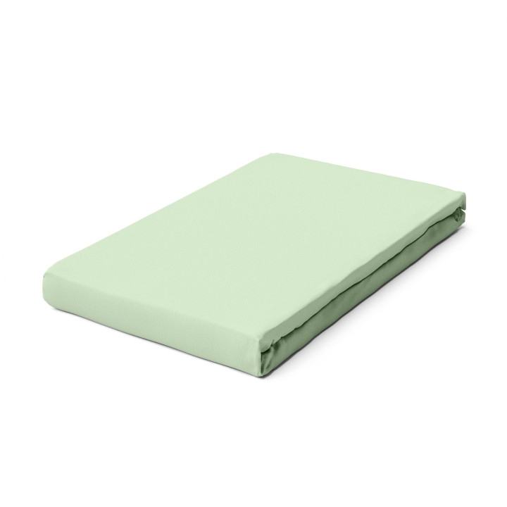 Schlafgut Pure Spannbettlaken ca. 140x200-160x220cm in Farbe Green Light