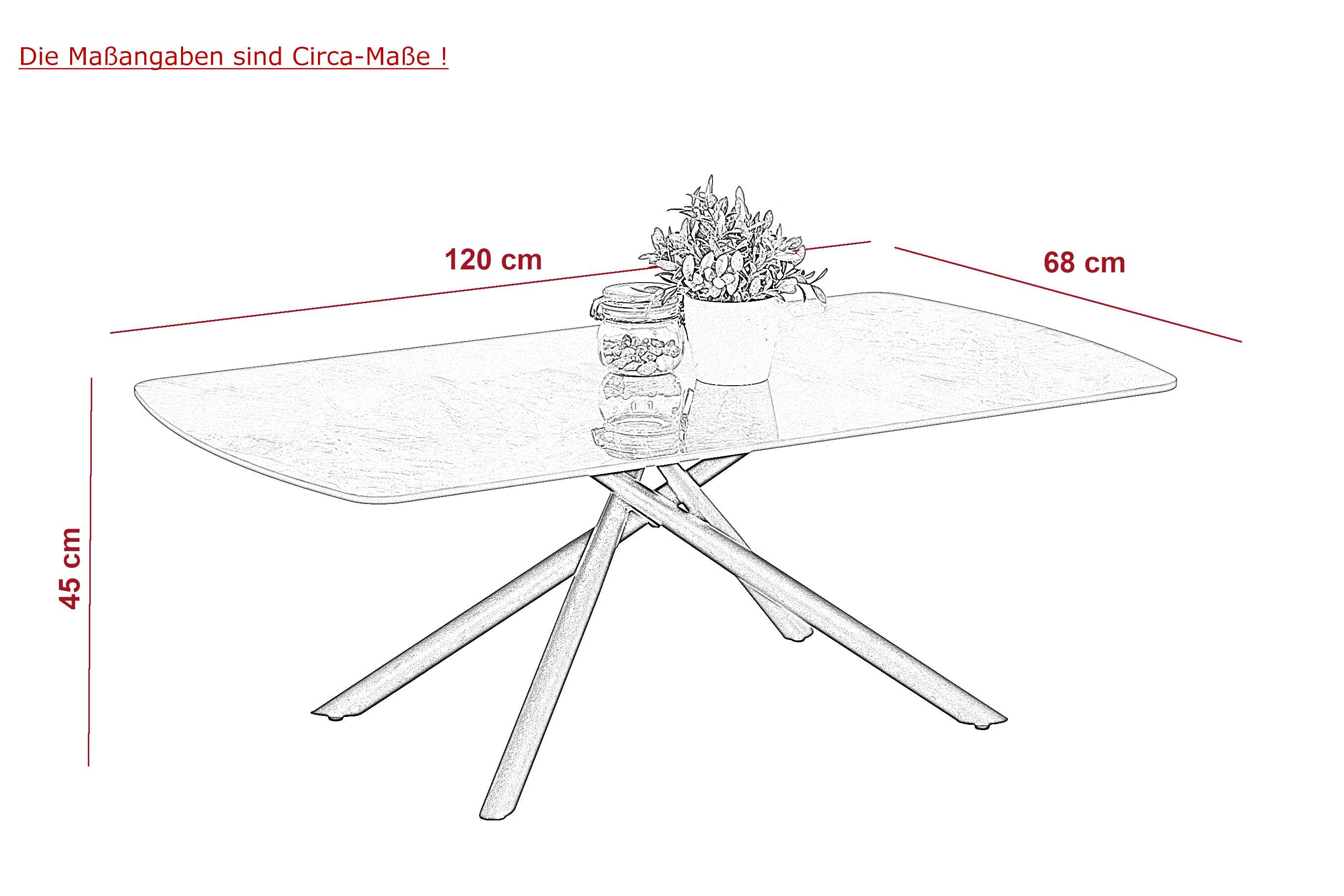Couchtisch  in Marmoroptik grau/schwarz 12/03, Moebel, Tabelle, Esstisch, Kaffeetisch, Esszimmer