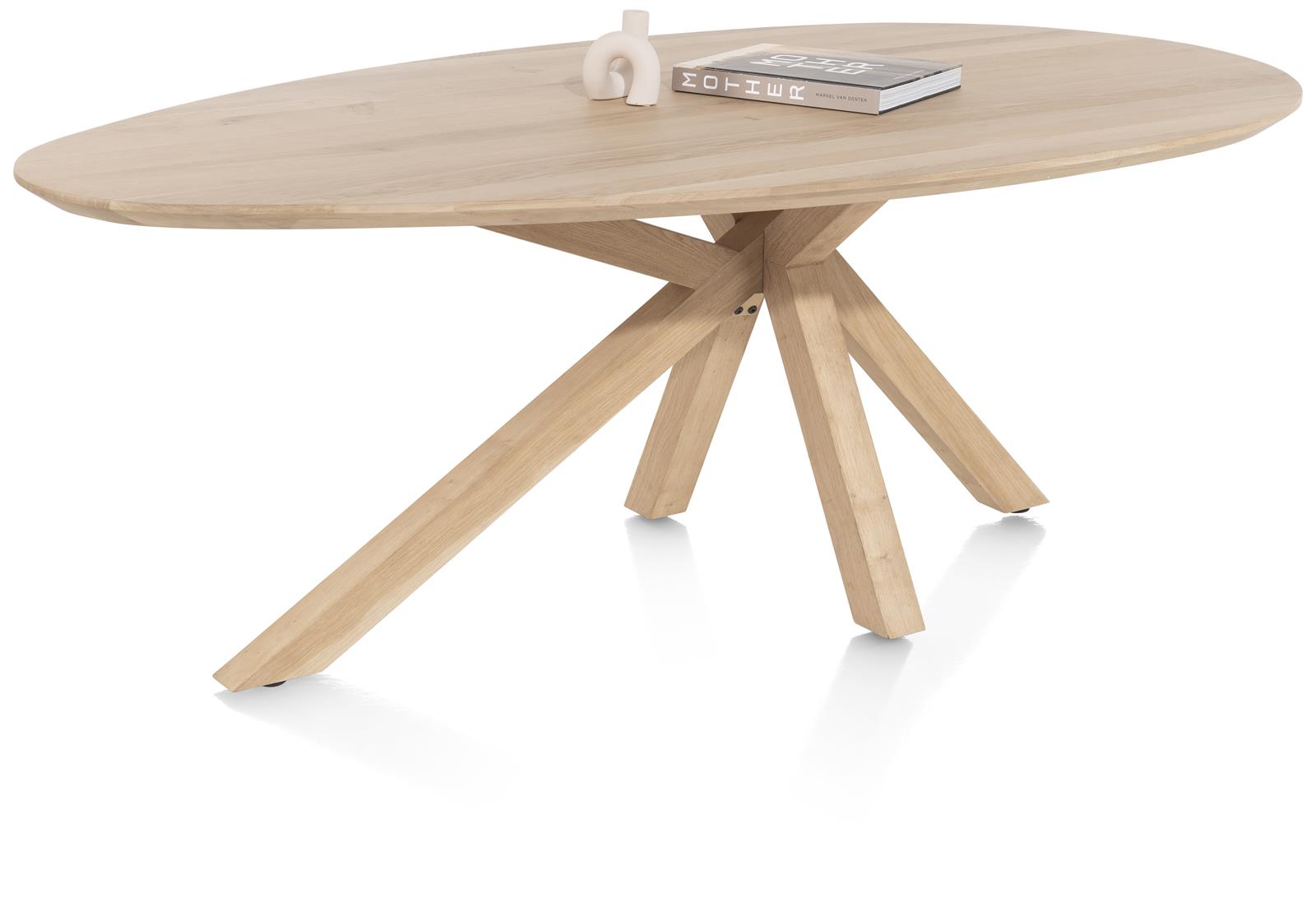 XOOON Esstisch COSENZA ca. B120 H77 T210 cm in Eiche massiv