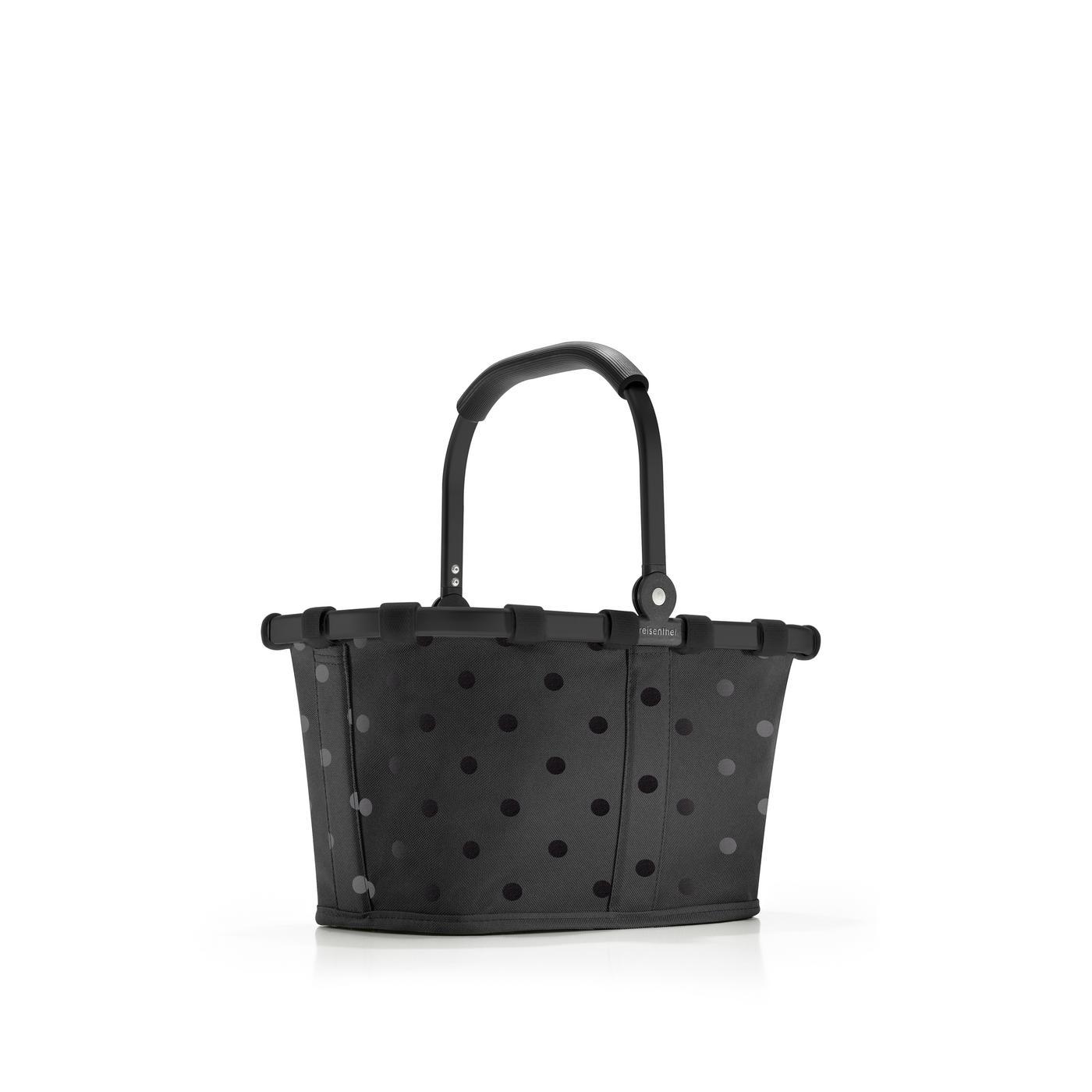 Reisenthel CARRYBAG XS in Farbe frame glossy dots black, Zubehor, Tasche, Handtasche, Tragetasche, Korb