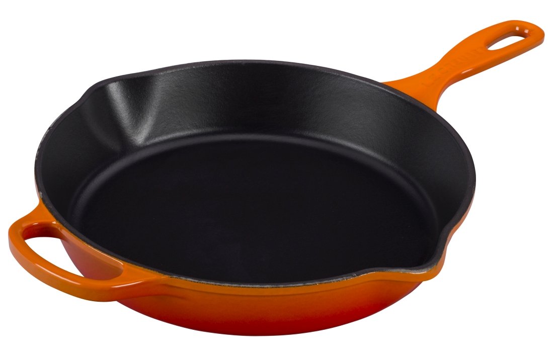 Le Creuset Brat- und Servierpfanne Ø ca. 26cm Ofenrot Hoch