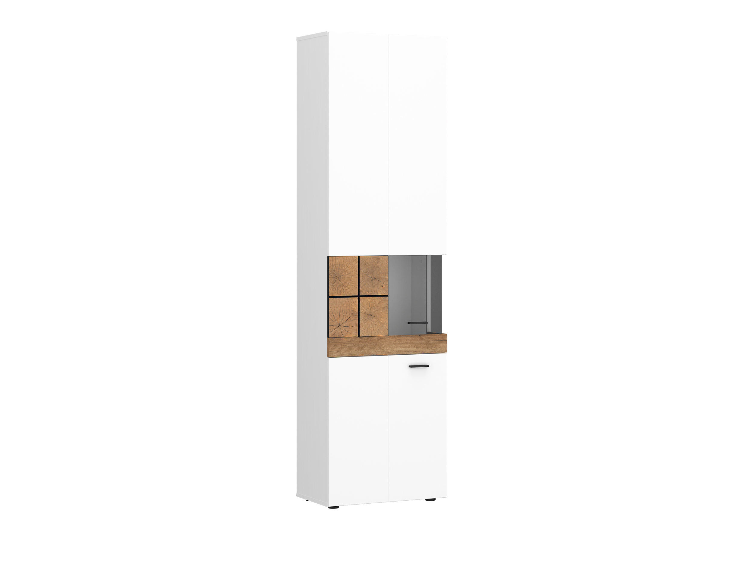Wojcik Meble Vitrine ORETA in Alpinweiß