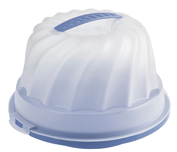 Rotho Kuchenbehälter Gugelhupf FRESH in Farbe Horizon Blue