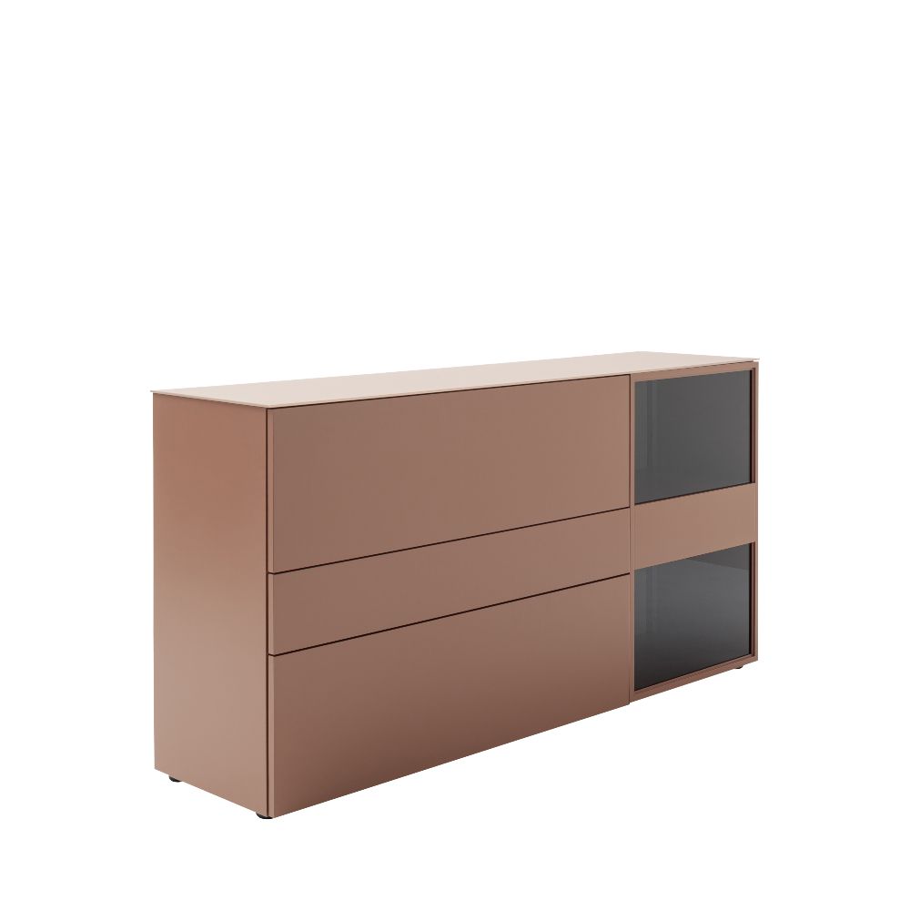 SCHÖNER WOHNEN-Kollektion Sideboard AMAYA in Farbe 489 Lack samtbeere