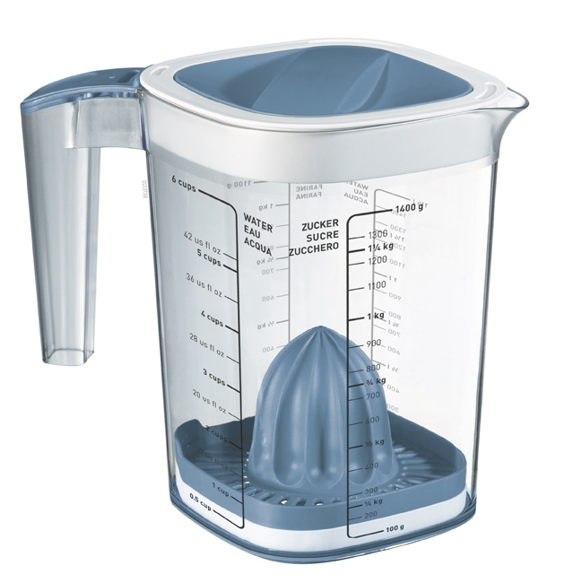 Rotho Back Messbecher LOFT in Farbe Horizon Blue
