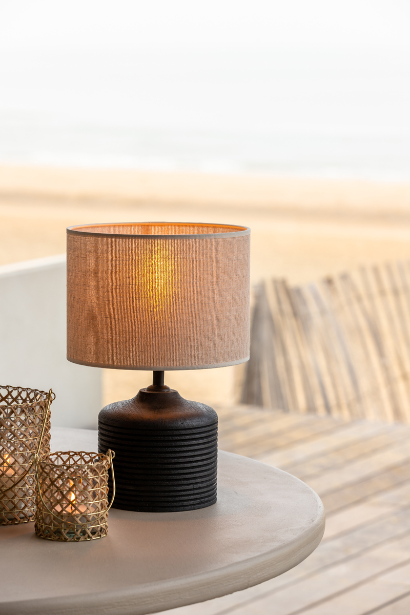 Teelicht  in Rattan naturell