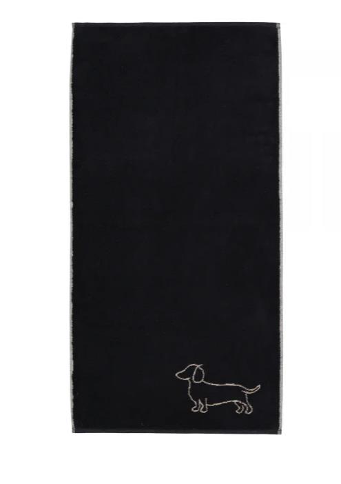 Cawö Handtuch 50x100 cm WE LOVE DOG in 93 schwarz/beige