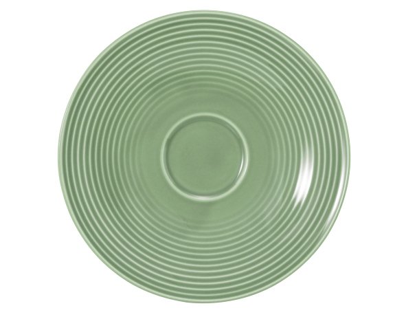 Seltmann Weiden Kombi-Untertasse groß 16,5 cm Beat 3 Salbeigrün