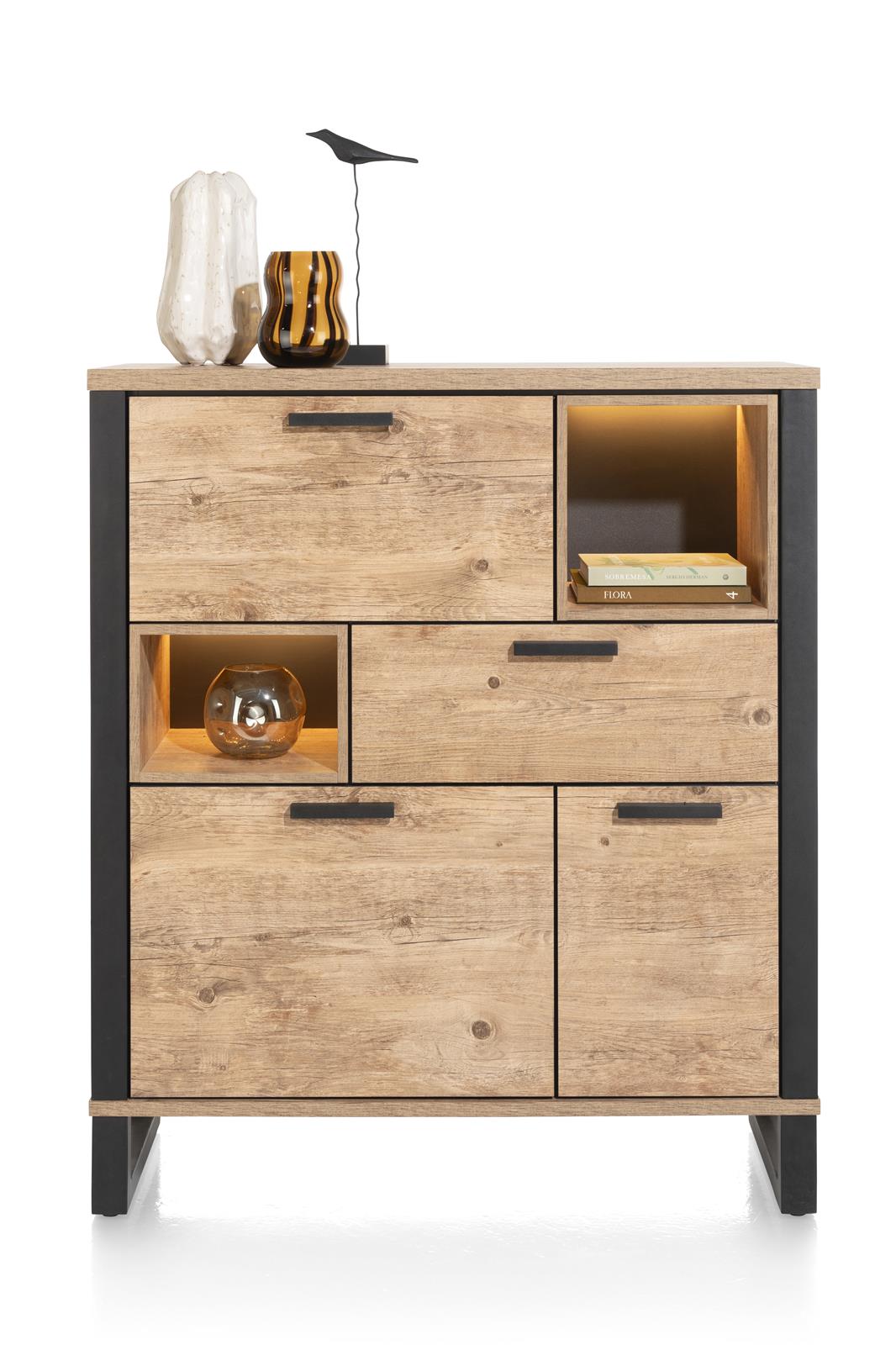 Highboard  ca. B120 H140 T42 cm in barnwood, finishing