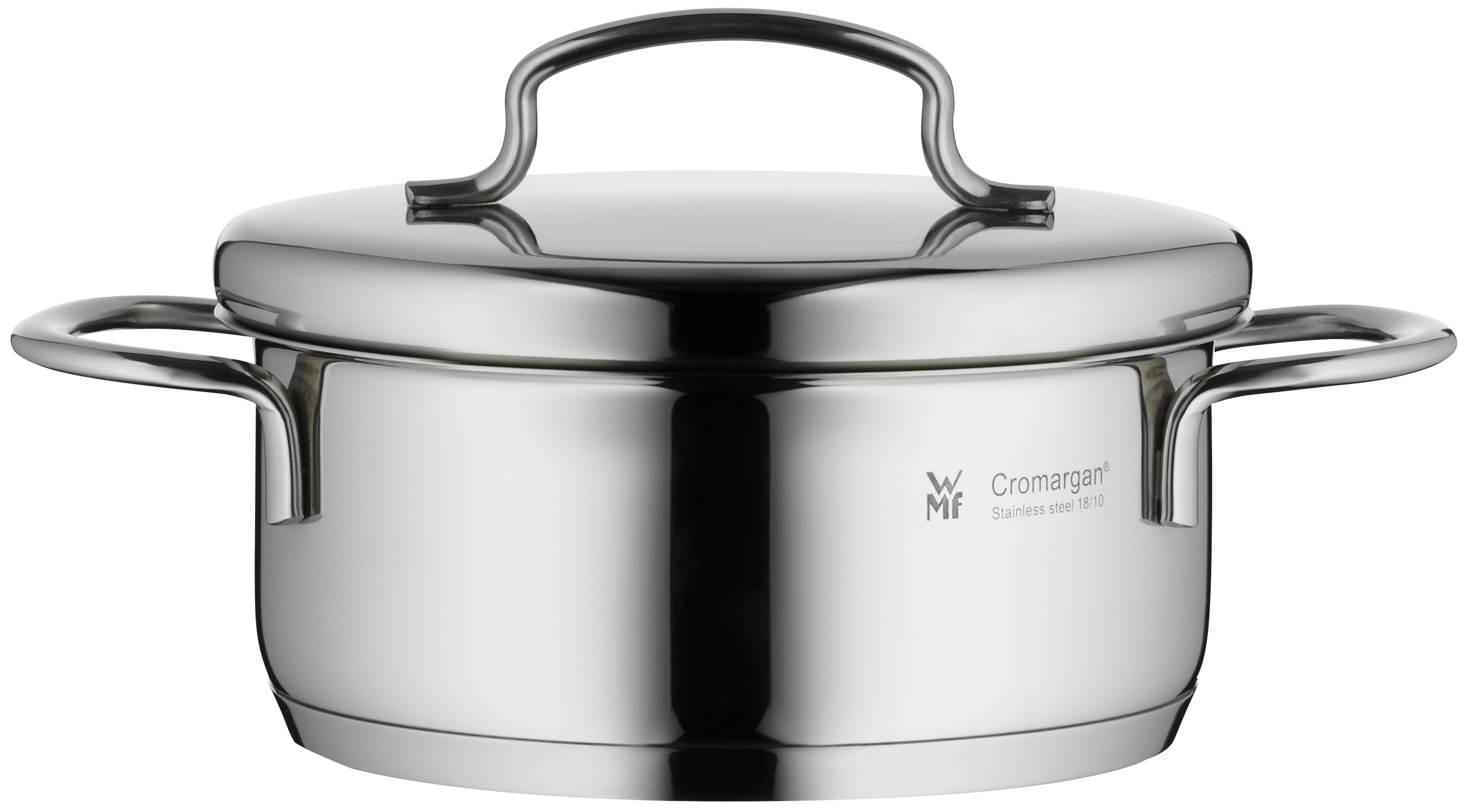 WMF Mini Bratentopf mit Deckel, 12 cm in Edelstahl