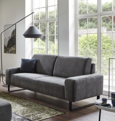 Iwaniccy Sofa 3-sitzig in Stoff Boston stone
