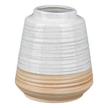 Gasper Porzellan Vase MODERN EARTH in hellbraun