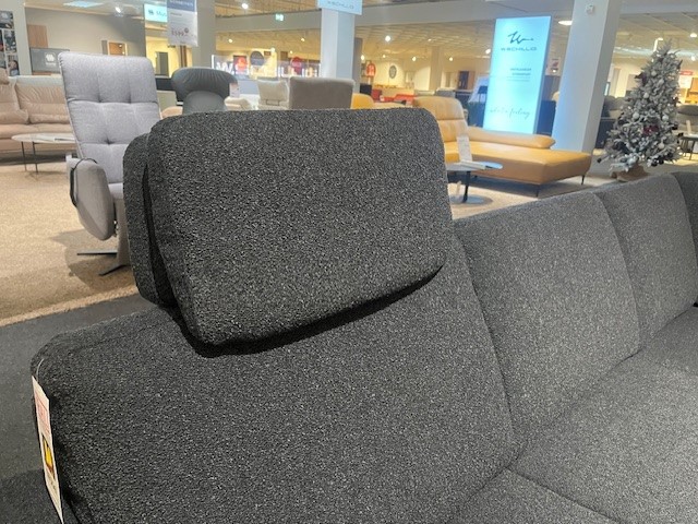 Musterring Polsterecke MR 385 ca. 210 x 230 cm in Stoff Loop black   , Moebel, Stuhl, Couch, Drinnen, Lounge