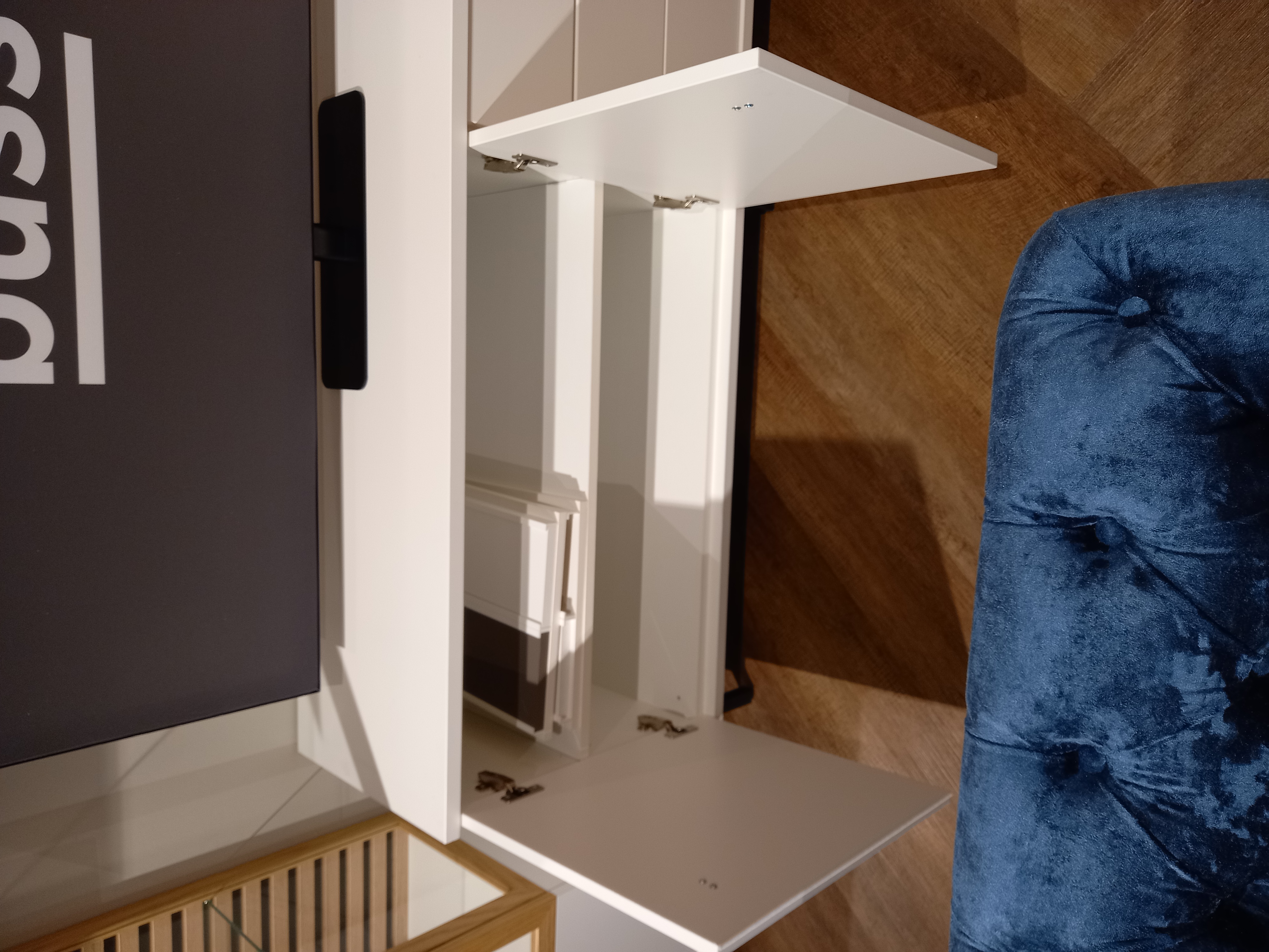 Wehrsdorfer Lowboardkombination  in Farbe Front/Korpus weiß, Moebel, Tabelle, Couch, Innenarchitektur, Holz