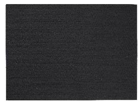 ASA Selection Tischset Sisal Rough in Farbe schwarz matt