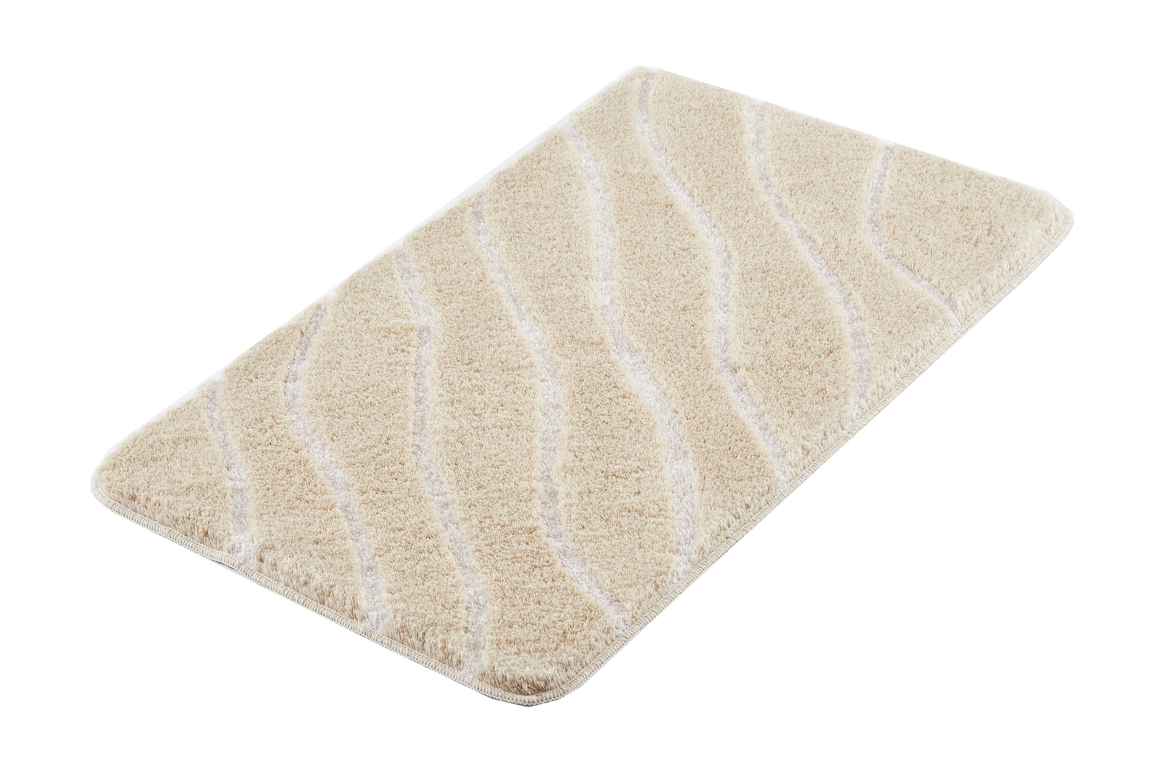 Kleine Wolke Badteppich TRAM ca. 60x100cm in Farbe Caramel