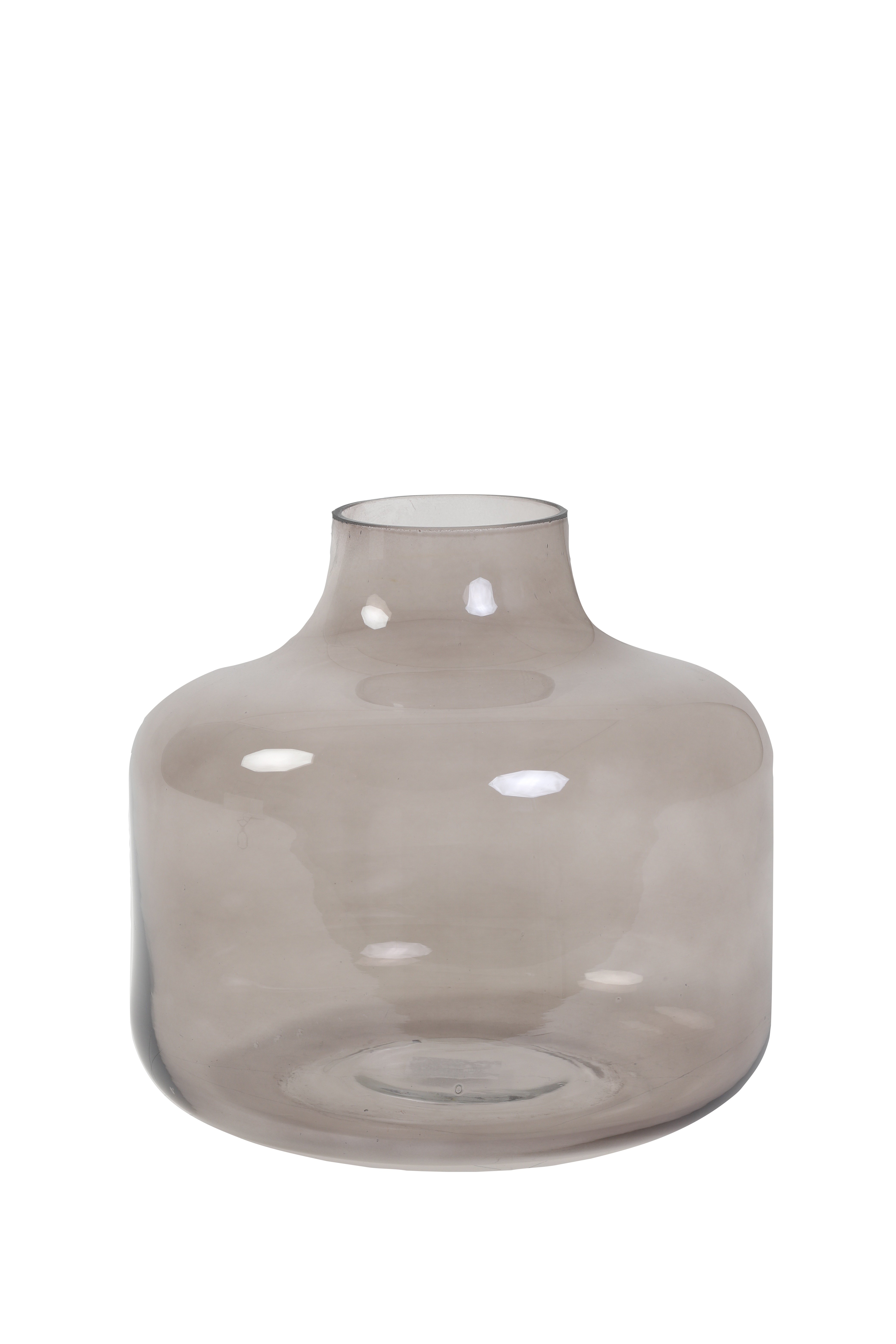 Light & Living Vase PHIENE in Glas Hellgrau
